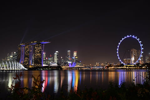 Singapore skyline HD wallpapers | Pxfuel