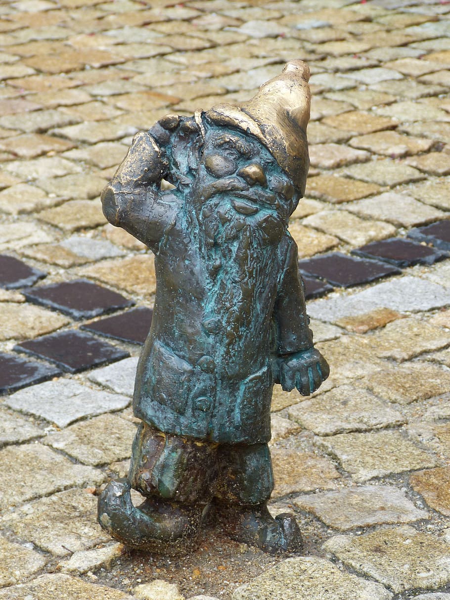 dwarf, gnome, kobold, figure, funny, fabric, cheeky, sculpture
