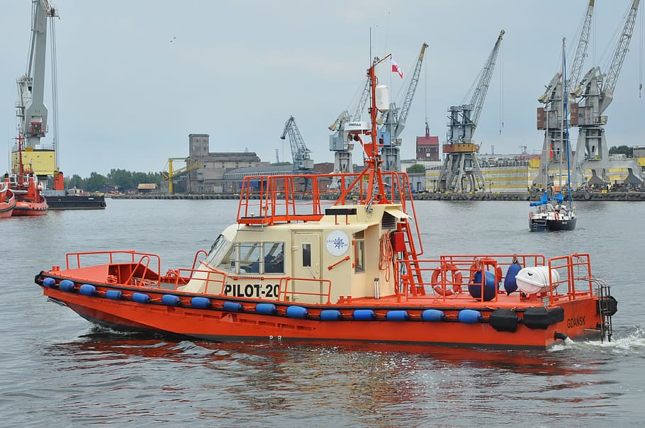 ship, tracker, port, boatyard, sea, transportation, water, nautical vessel HD wallpaper