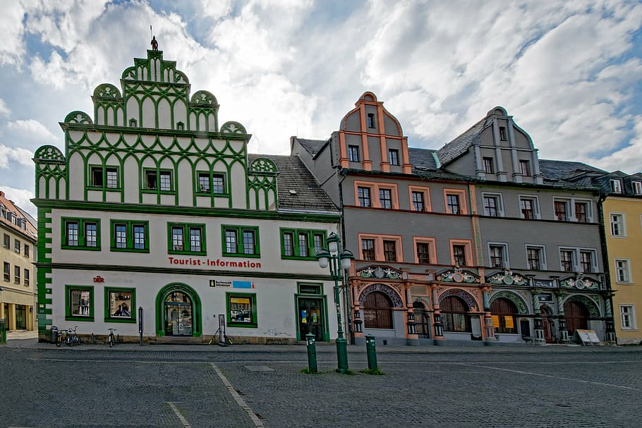 cranach house, weimar, thuringia germany, old town, old building HD wallpaper