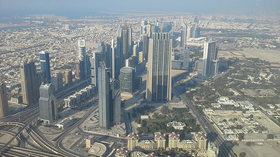 dubai, from, the, top, city, building exterior, architecture HD wallpaper
