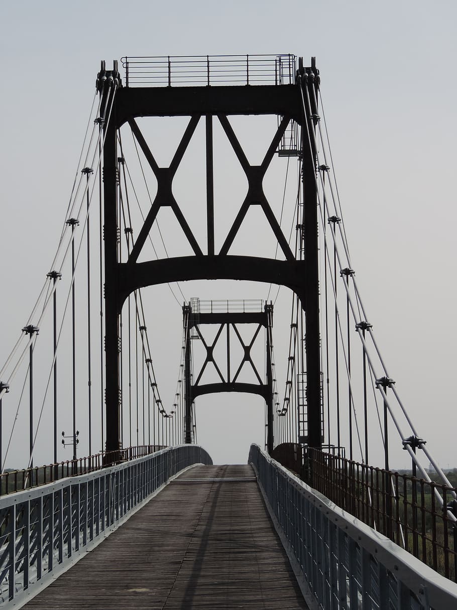 bridge, suspended, architecture, bridge - Man Made Structure HD wallpaper