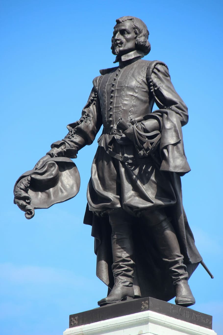 Samuel De Champlain, Quebec Founder, statue, canada, historic HD wallpaper