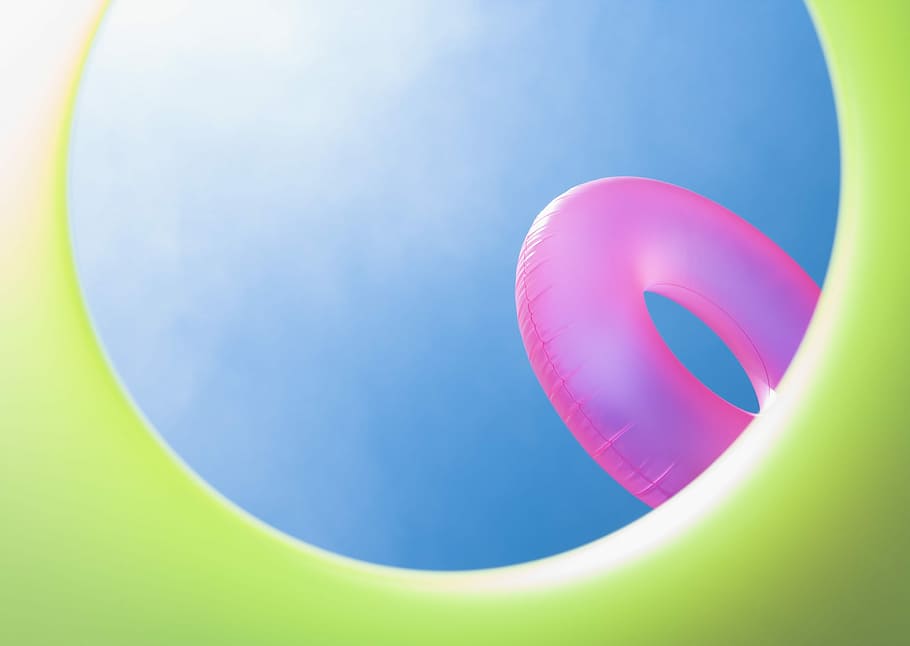 Summer, Tube, Sky, multi colored, colored background, close-up HD wallpaper