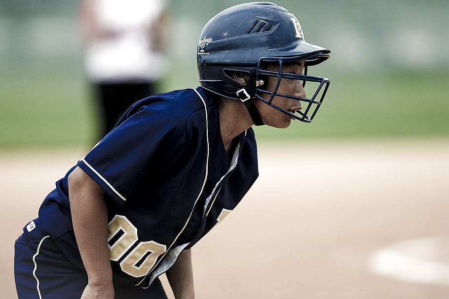Softball, Runner, Player, Female, Game, sport, field, athletic HD wallpaper