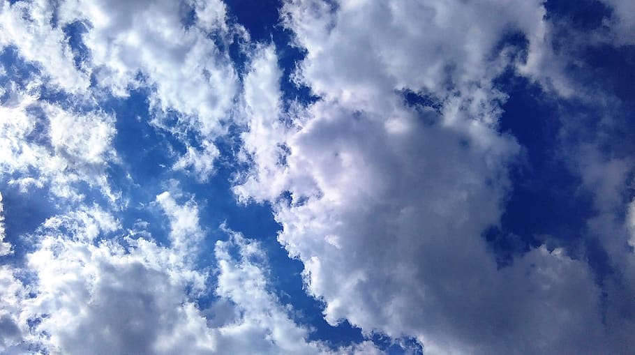 sky, clouds, cloudy, blue, weather, nature, cloudscape, meteorology HD wallpaper