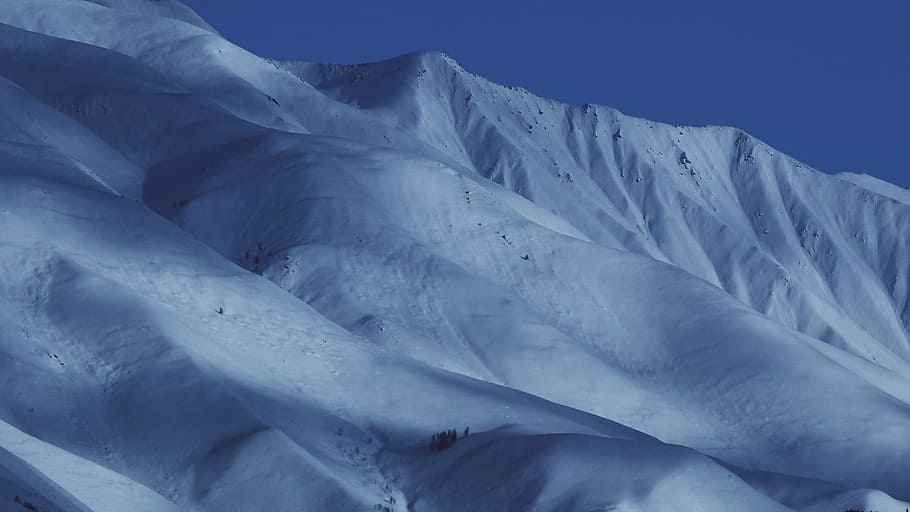Scenery, Snow, Mountain, the scenery, nature, cold temperature HD wallpaper