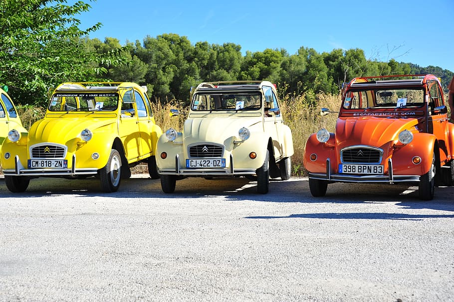 ciroên, car, 2cv seminar, transportation, mode of transportation HD wallpaper