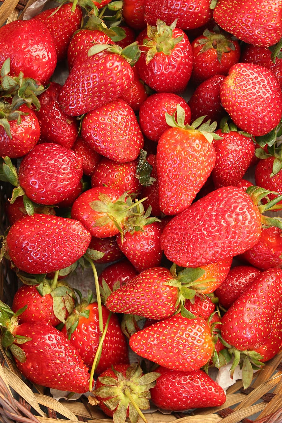 strawberry, red, fruit, berry fruit, food, food and drink, healthy eating HD wallpaper