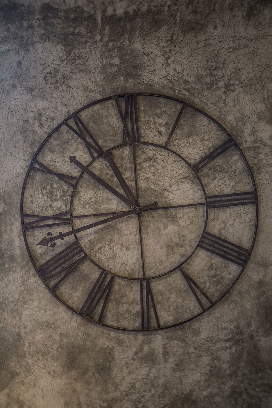 analog, clock, design, roman numerals, time, wall clock, no people HD wallpaper