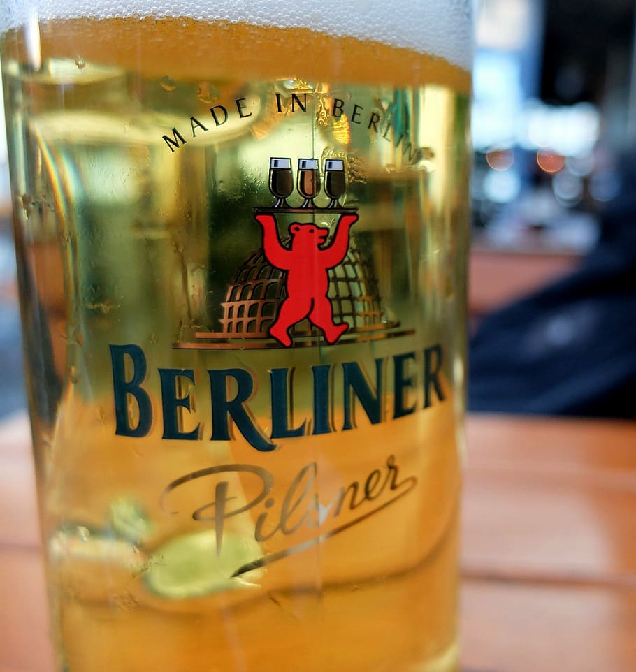 beer, berlin, germany, drink, alcohol, text, western script HD wallpaper