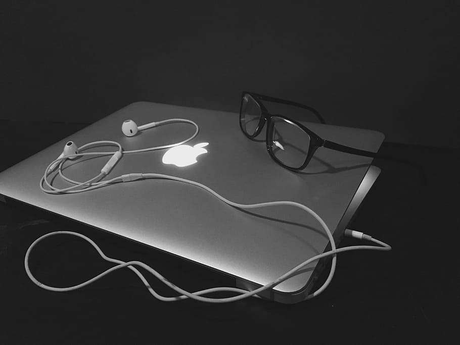 MacBook Air, technology, modern, mouse, business, design, metallic HD wallpaper