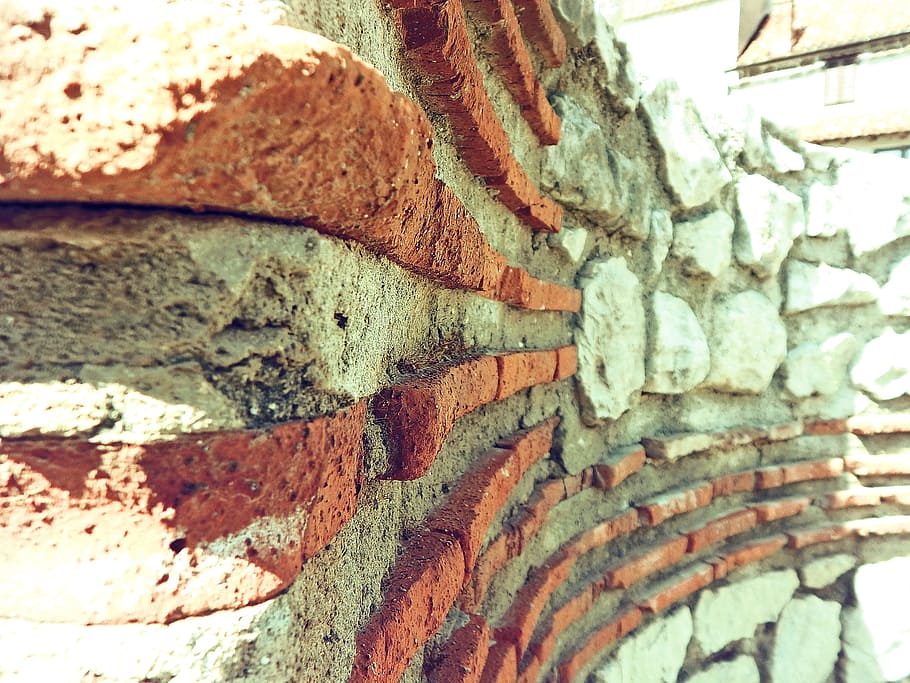 roman wall, split, architecture, croatia, diocletian, dalmatia HD wallpaper