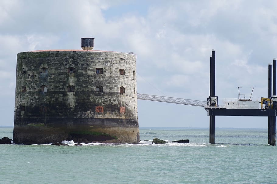 fort boyard, the rochelle, water, sea, built structure, architecture, HD wallpaper