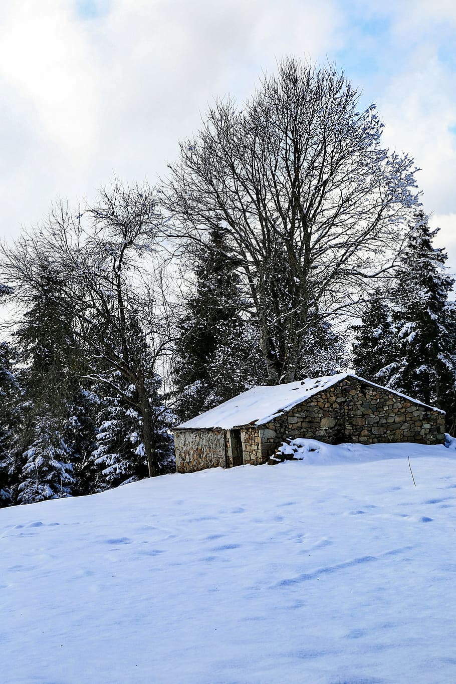 Home, Snow, Landscape, winter, nature, cold - Temperature, outdoors HD wallpaper