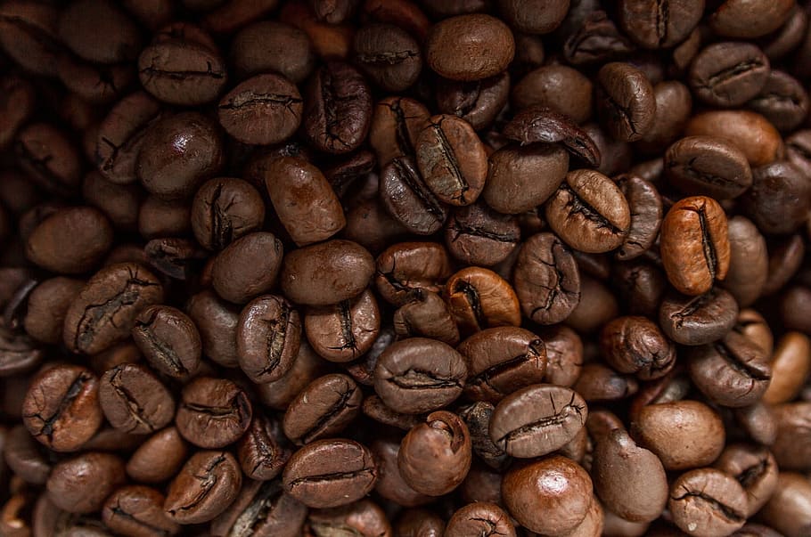 Coffee Beans, Roasted, Brown, Caffeine, café, drink, breakfast HD wallpaper