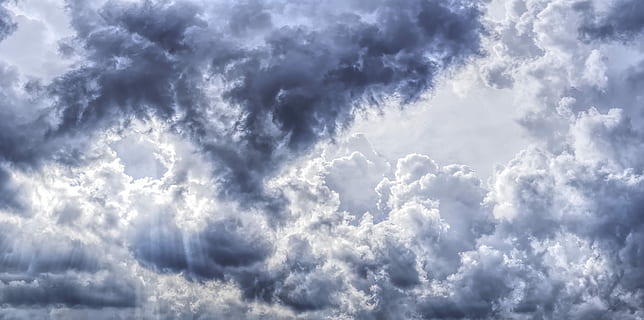 clear clouds, storm clouds, threatening, summer, weather, sky HD wallpaper