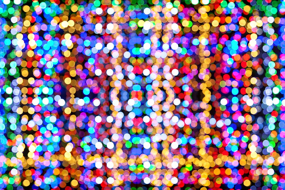 assorted-color illustratio n, bokeh, abstract, background, blur HD wallpaper
