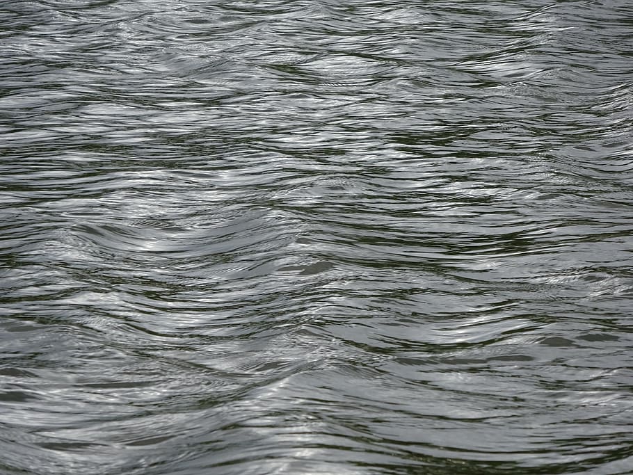 water, lake, wave, silver, backgrounds, full frame, no people HD wallpaper