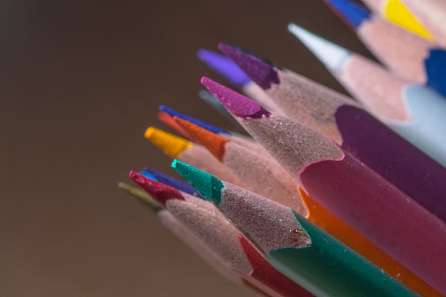 Colored Pencils, Wooden, Pegs, Pens, wooden pegs, colorful, HD wallpaper
