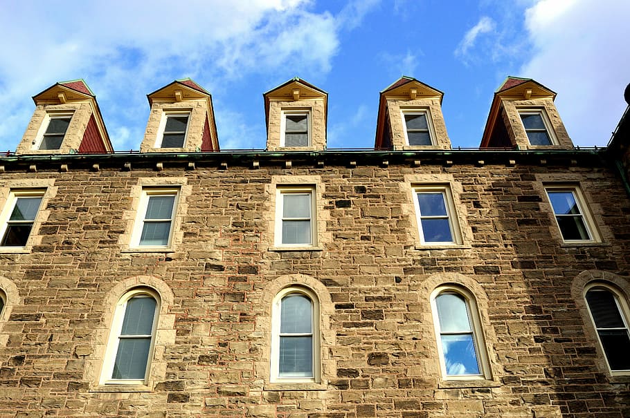 Building, Windows, Architecture, Masonry, stone, exterior, structure HD wallpaper