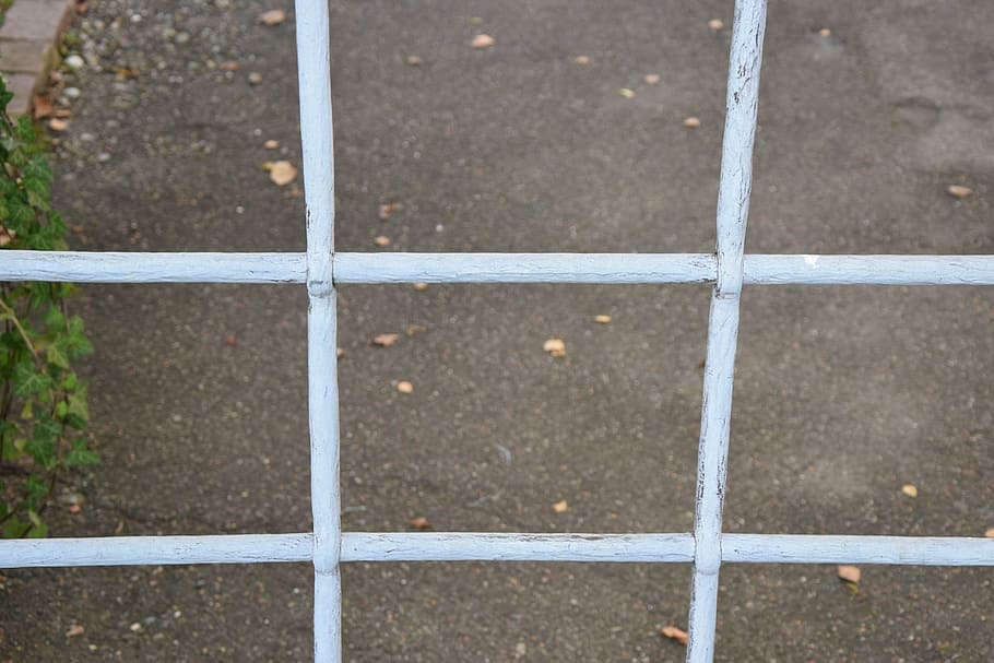 grid, barrier, metal, secure, imprisoned, border, day, high angle view HD wallpaper