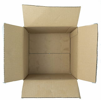 opened cardboard box, top, package, packaging, empty, box - Container HD wallpaper