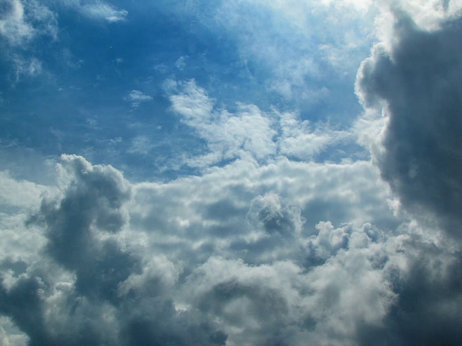 nimbus clouds, sky, outdoors, scenic, tranquil, stratosphere HD wallpaper