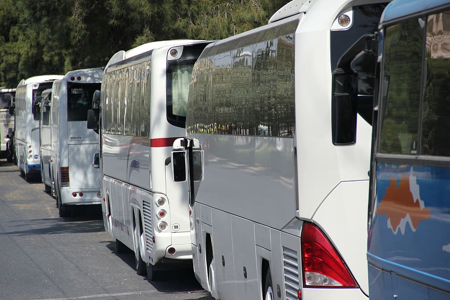 athens, buses, traffic, mode of transportation, land vehicle HD wallpaper