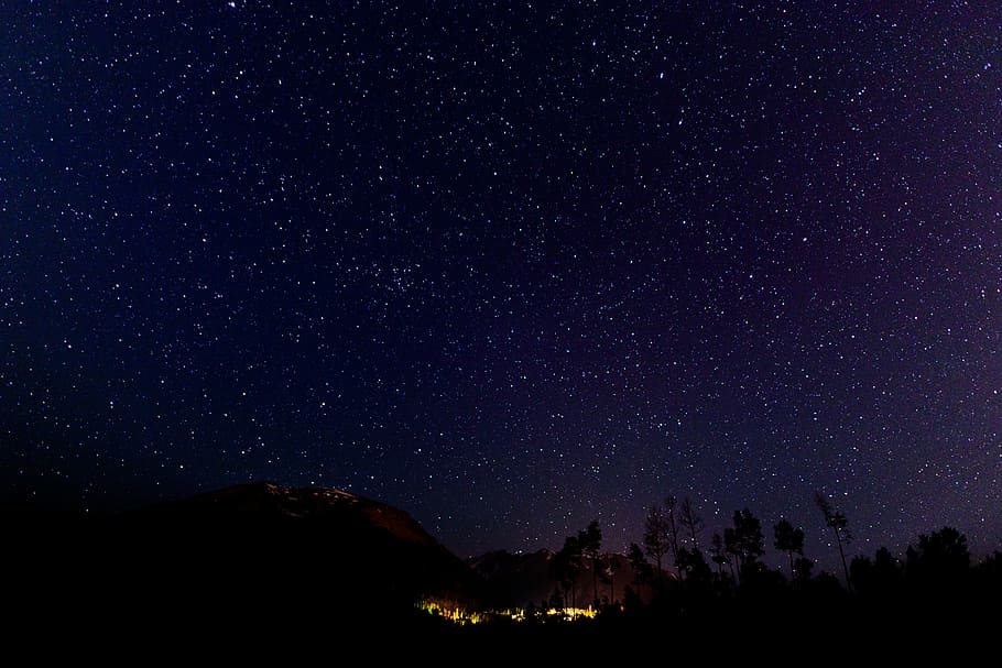 astronomy, constellation, dark, nature, night, sky, stars, star - space HD wallpaper