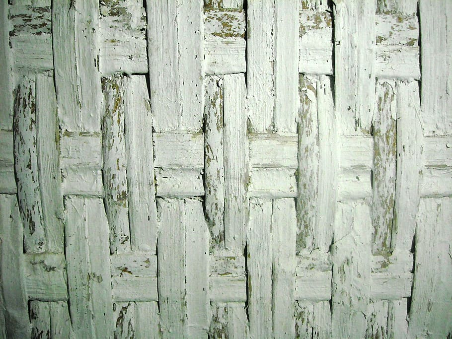 webbing, bamboo, wall, gedeg, sesek, white, wood - material HD wallpaper