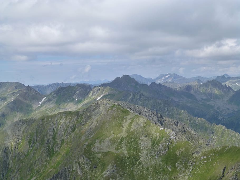 mountains, landscape, alpine, panorama, austria, hiking, scenics - nature HD wallpaper