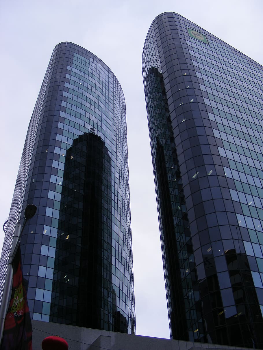 building, tower, reflections, highrise, architecture, modern HD wallpaper