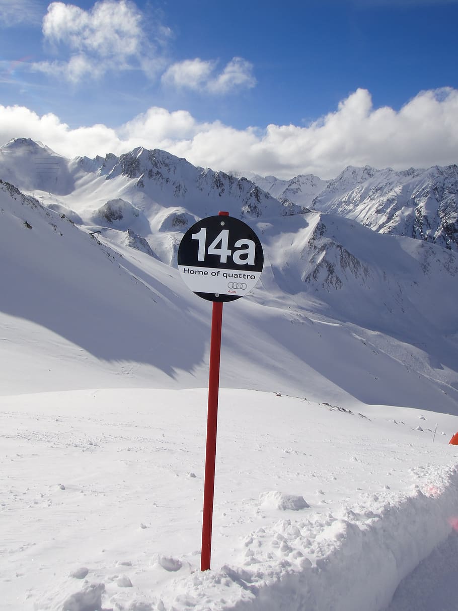 ski, skiing, black piste, alpine, departure, snow, winter sports HD wallpaper