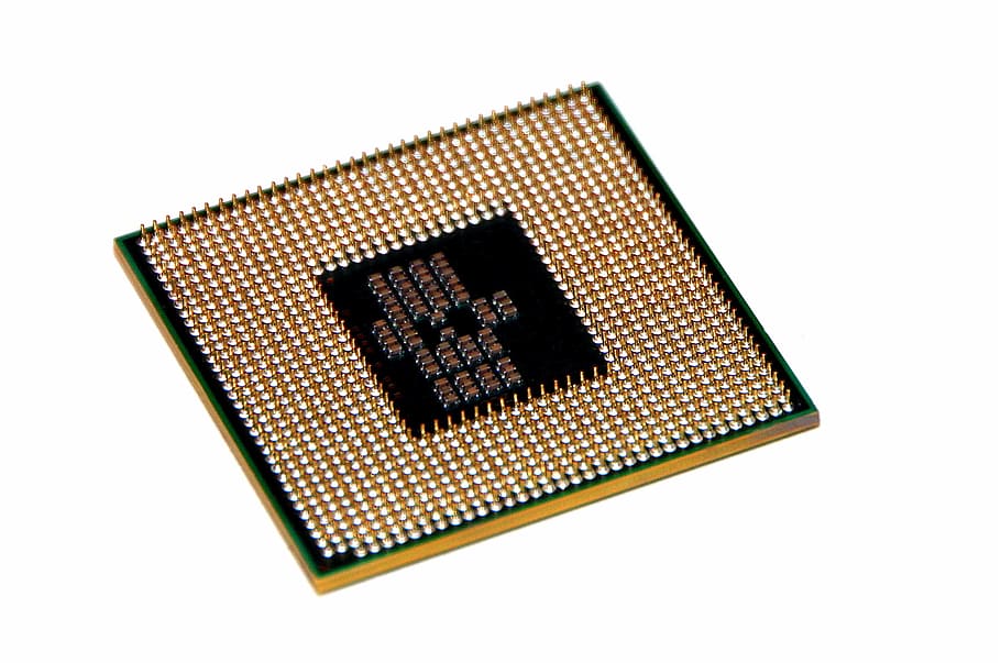 green microprocessor, core i7, cpu, intel, mobile, editorial, HD wallpaper