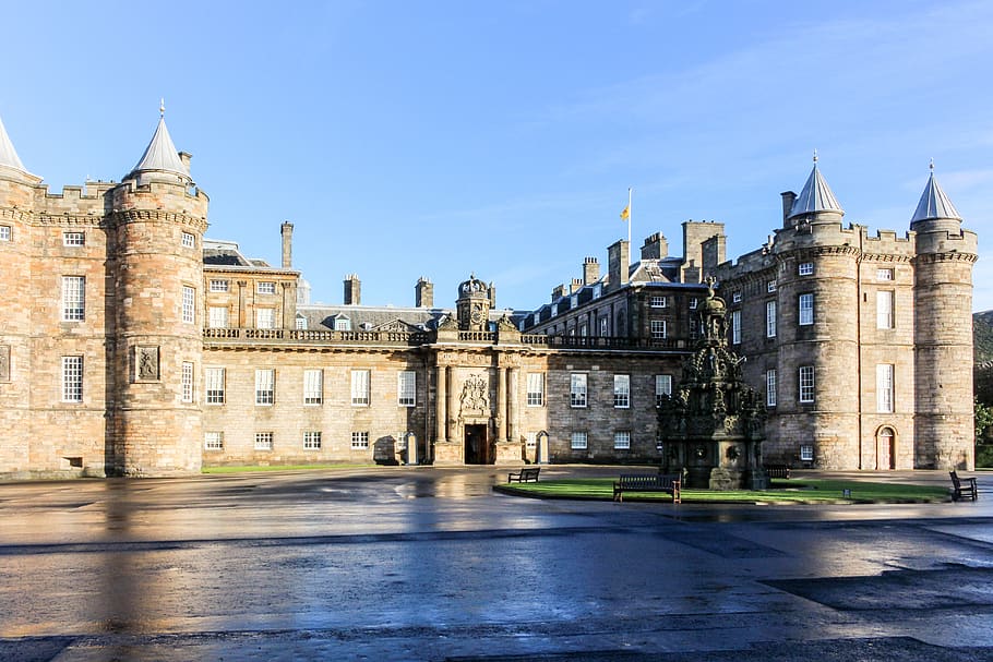 edinburgh, scotland, castle, architecture, landscape, landmark, HD wallpaper