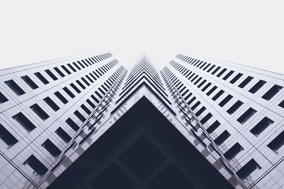 low angle photography of highrise building, architecture, infrastructure HD wallpaper