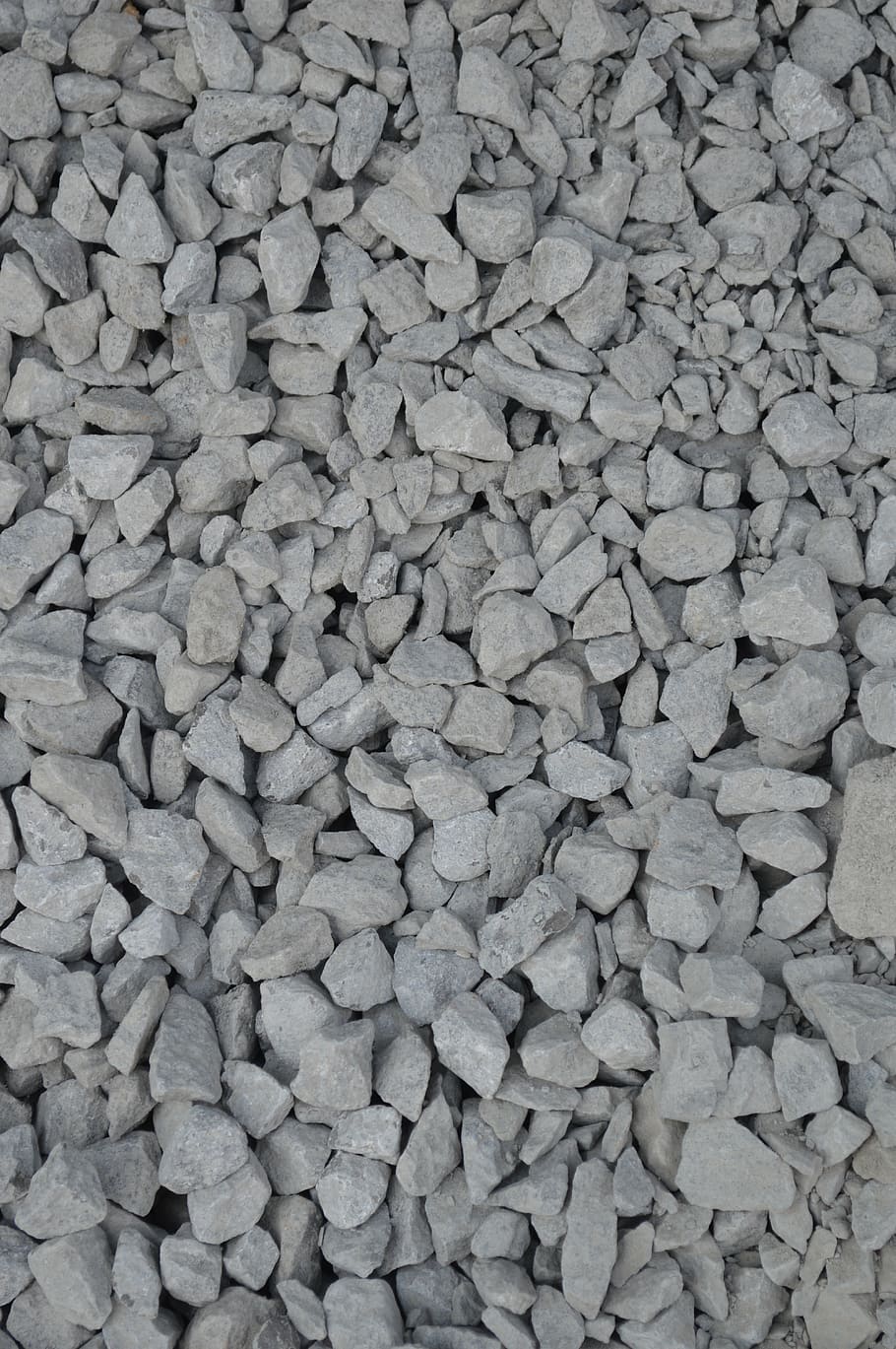 gravel, texture, rocks, gray, grey, aggregate, chips, concrete, HD wallpaper