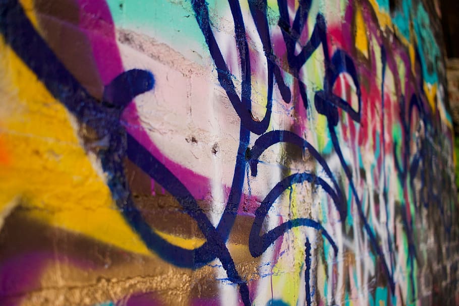 graffiti, colors, paint, art, colorful, artistic, texture, creativity HD wallpaper