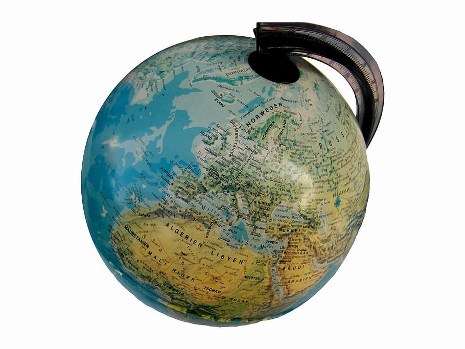 globe, earth, world, geography, school, isolated, africa, europe HD wallpaper