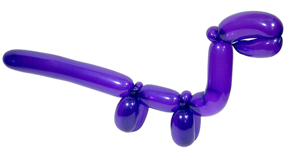 purple dinosaur party balloon, Balloon, Sculpture, Dragon, fun, HD wallpaper