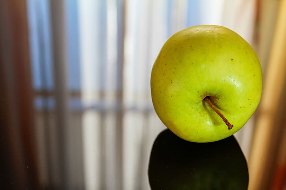 Fruit, Apple, Green, Green, Yellow, healthy eating, apple - fruit HD wallpaper