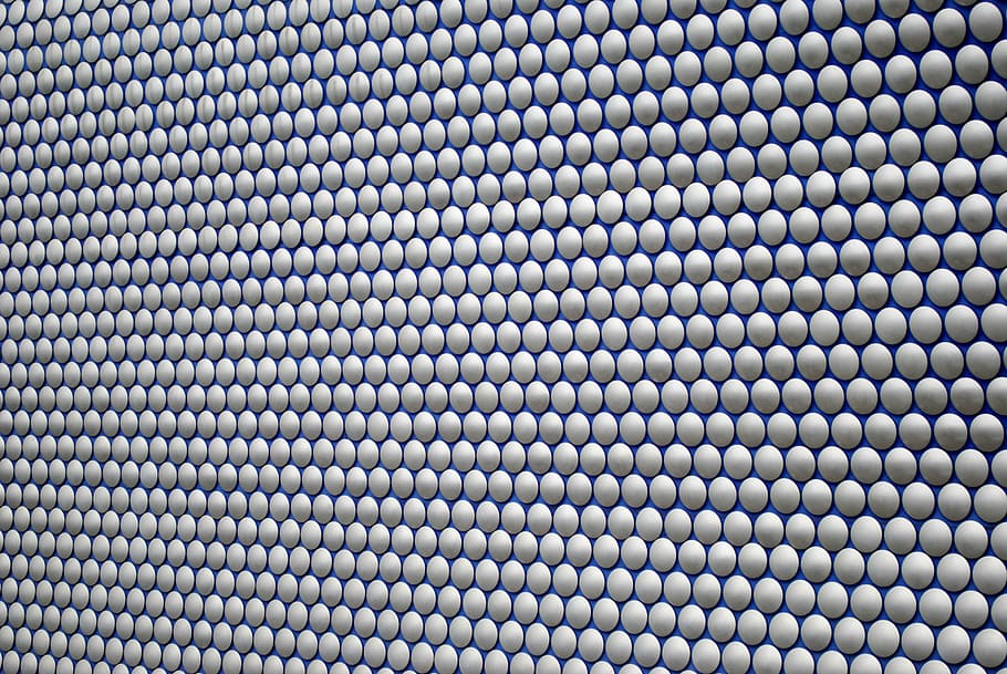 Discs on the Selfridges building, Birmingham, untitled, pattern, HD wallpaper