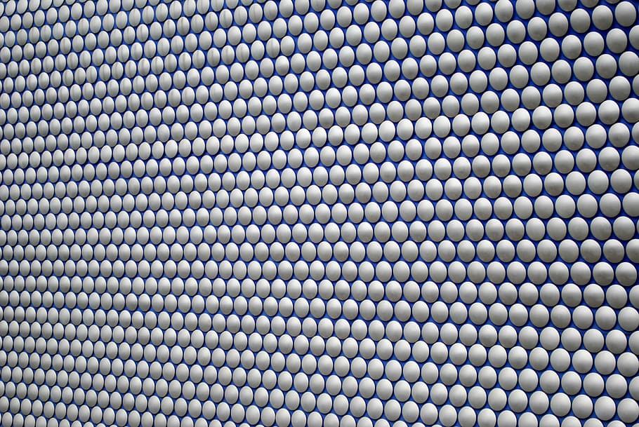 Discs on the Selfridges building, Birmingham, untitled, pattern HD wallpaper