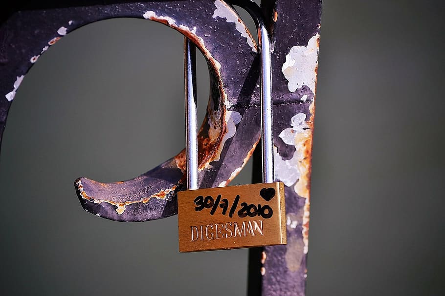 padlock, love, security, romantic, united states, no people HD wallpaper