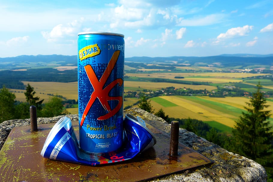 energy drink, box, landscape, top, sky, cloud - sky, nature HD wallpaper