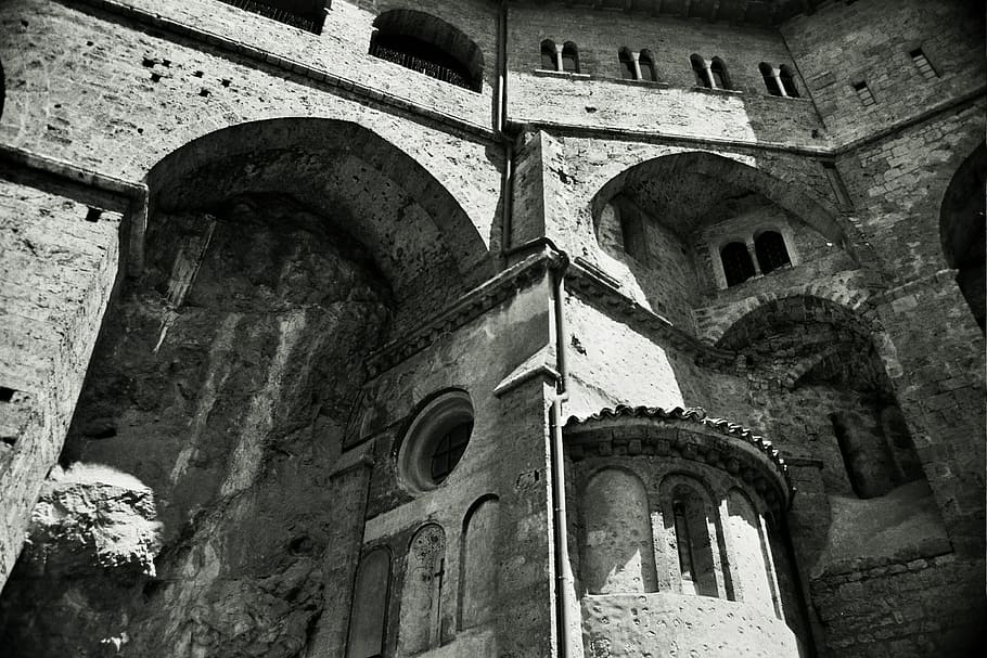 architecture, no one, old, stone, travel, built structure, low angle view HD wallpaper