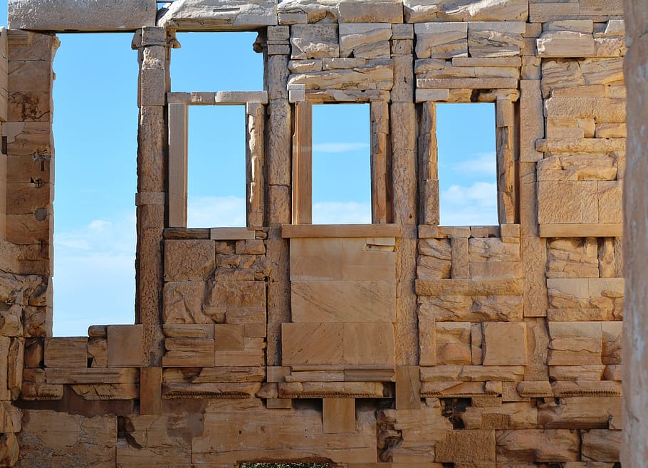 acropolis, athens, greece, architecture, built structure, history HD wallpaper