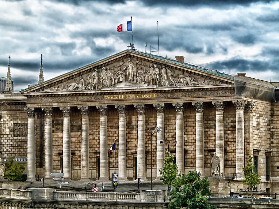 Chambre Des Deputes, Paris, France, building, landmark, government, HD wallpaper