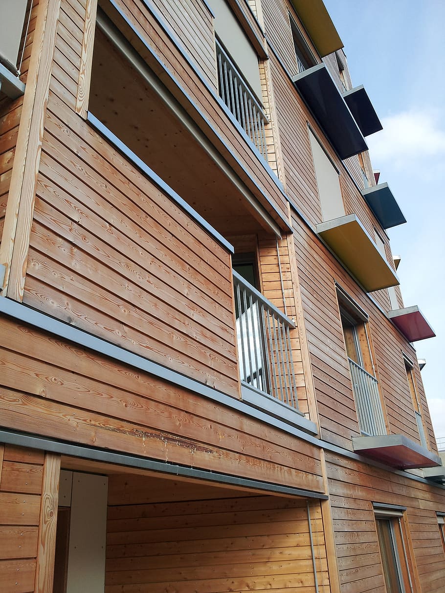 Facade, Building, Wood, Bbc, architecture, window, building Exterior HD wallpaper